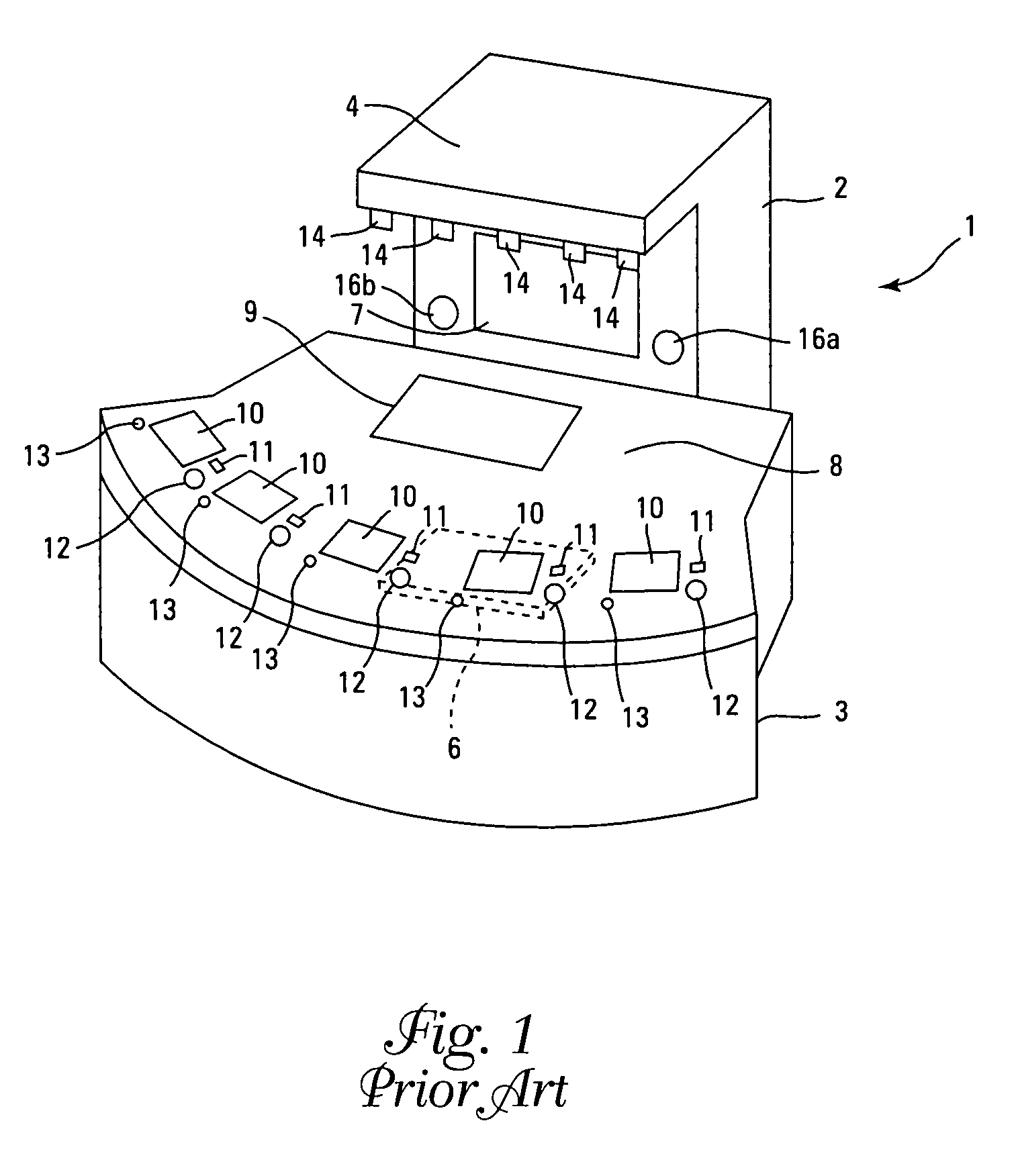 Card shuffler with reading capability integrated into multiplayer automated gaming table