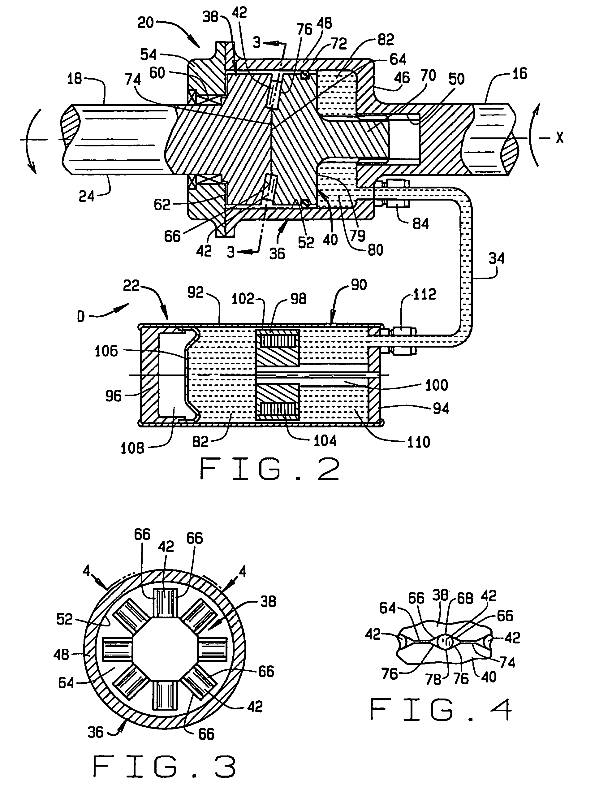 Stabilizer bar having variable torsional stiffness