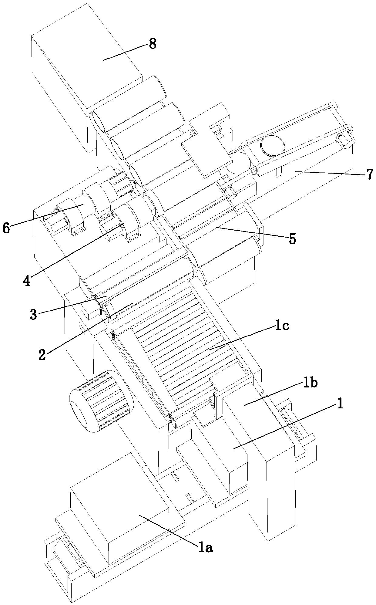 Automatic machining equipment of cylindrical shell