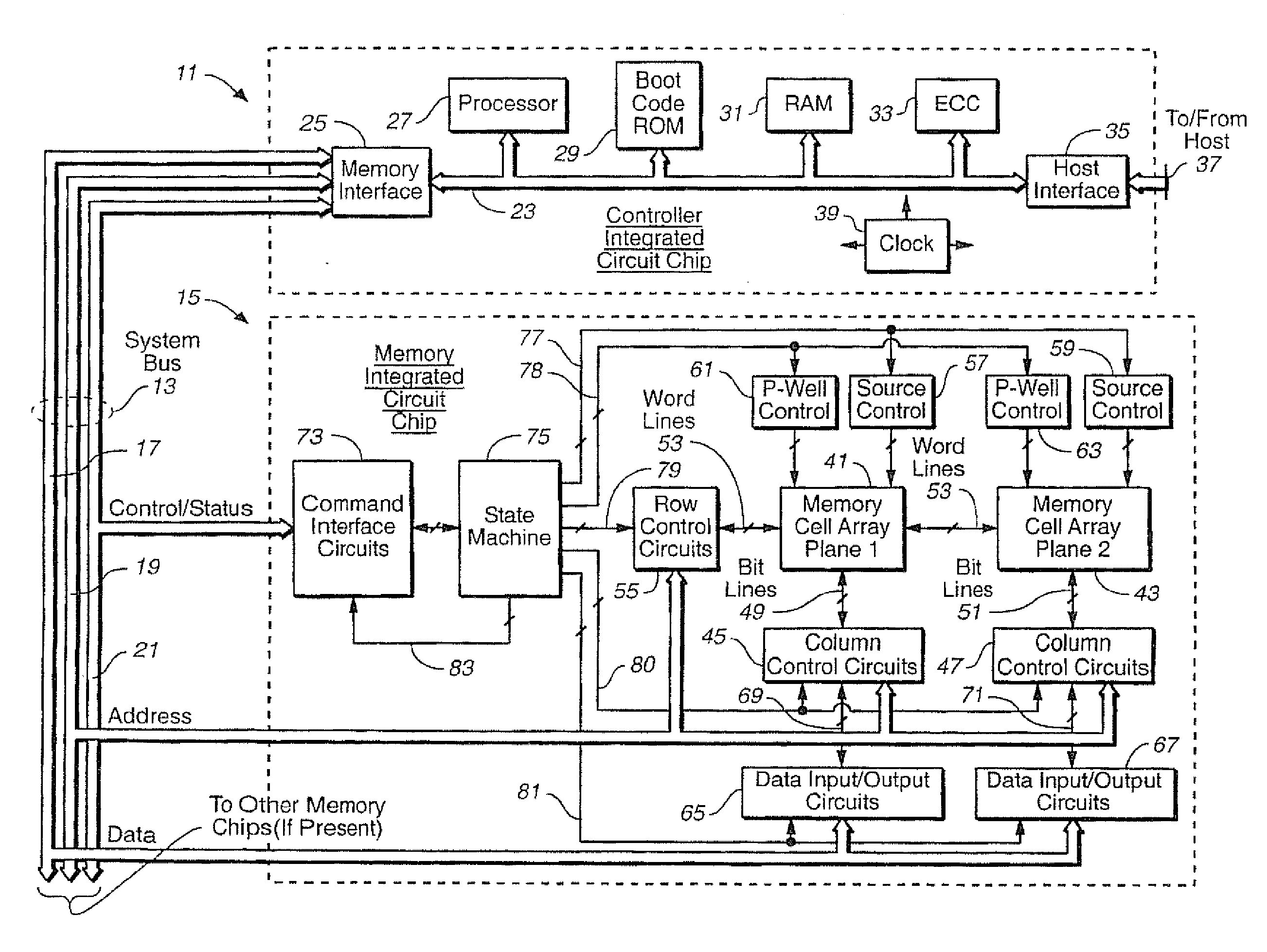 Non-Volatile Memories And Method With Adaptive File Handling In A Directly Mapped File Storage System