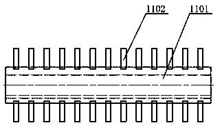 Full-automatic cake beating machine