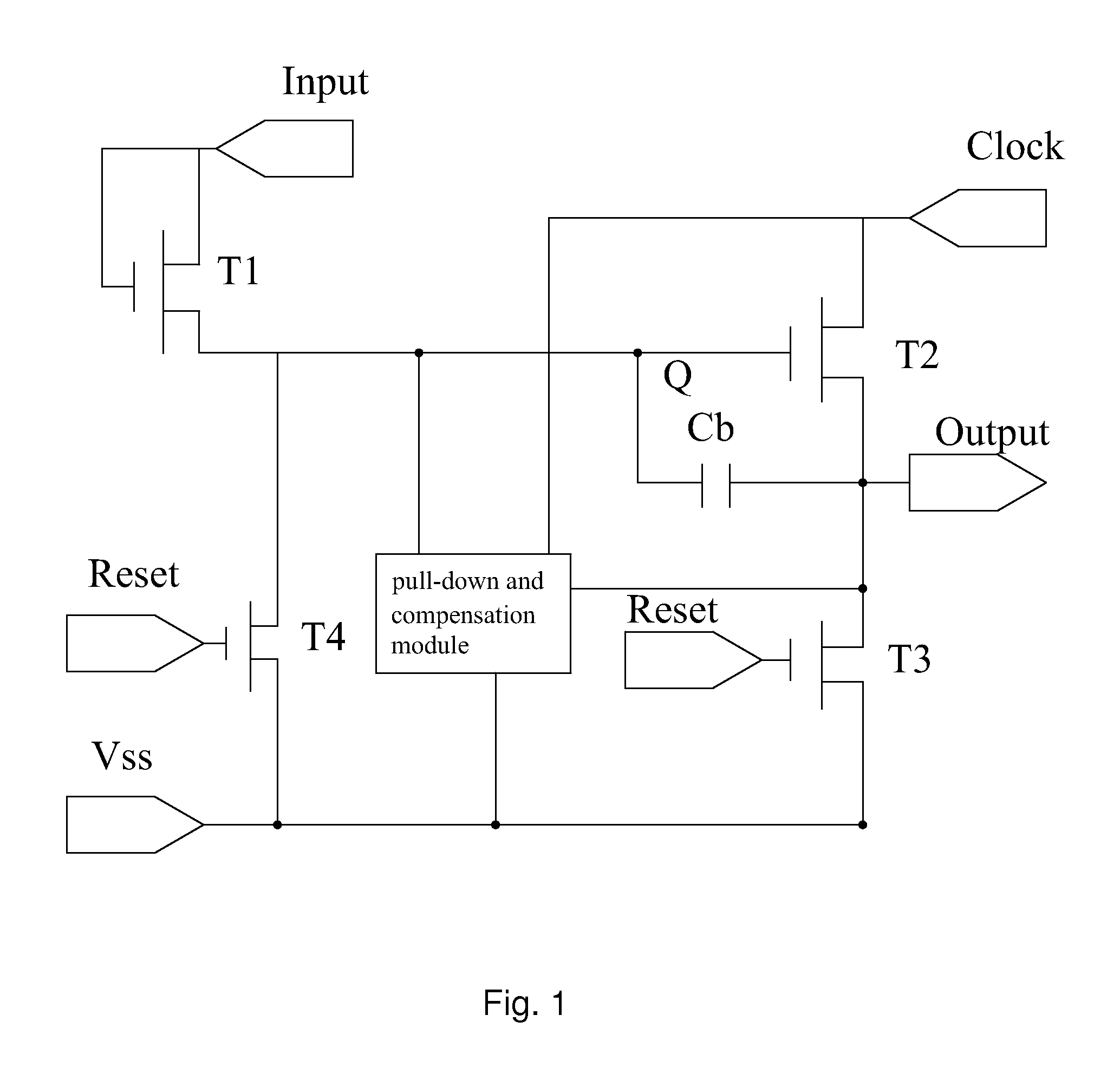 Gate driver circuit basing on IGZO process