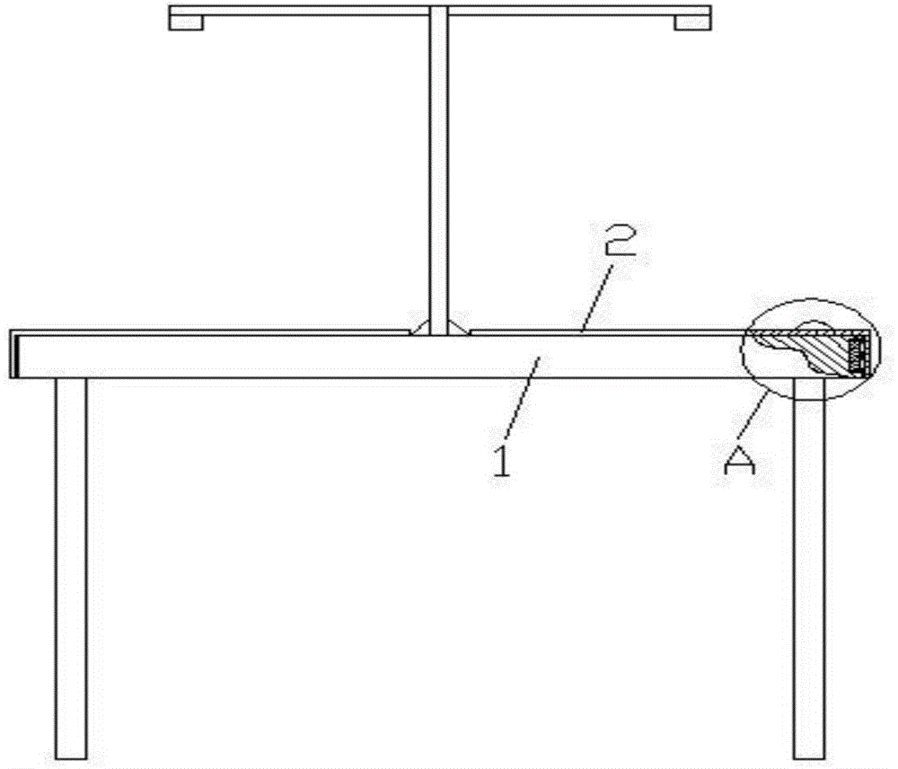 Electronic product assembly line workbench capable of achieving transverse moving