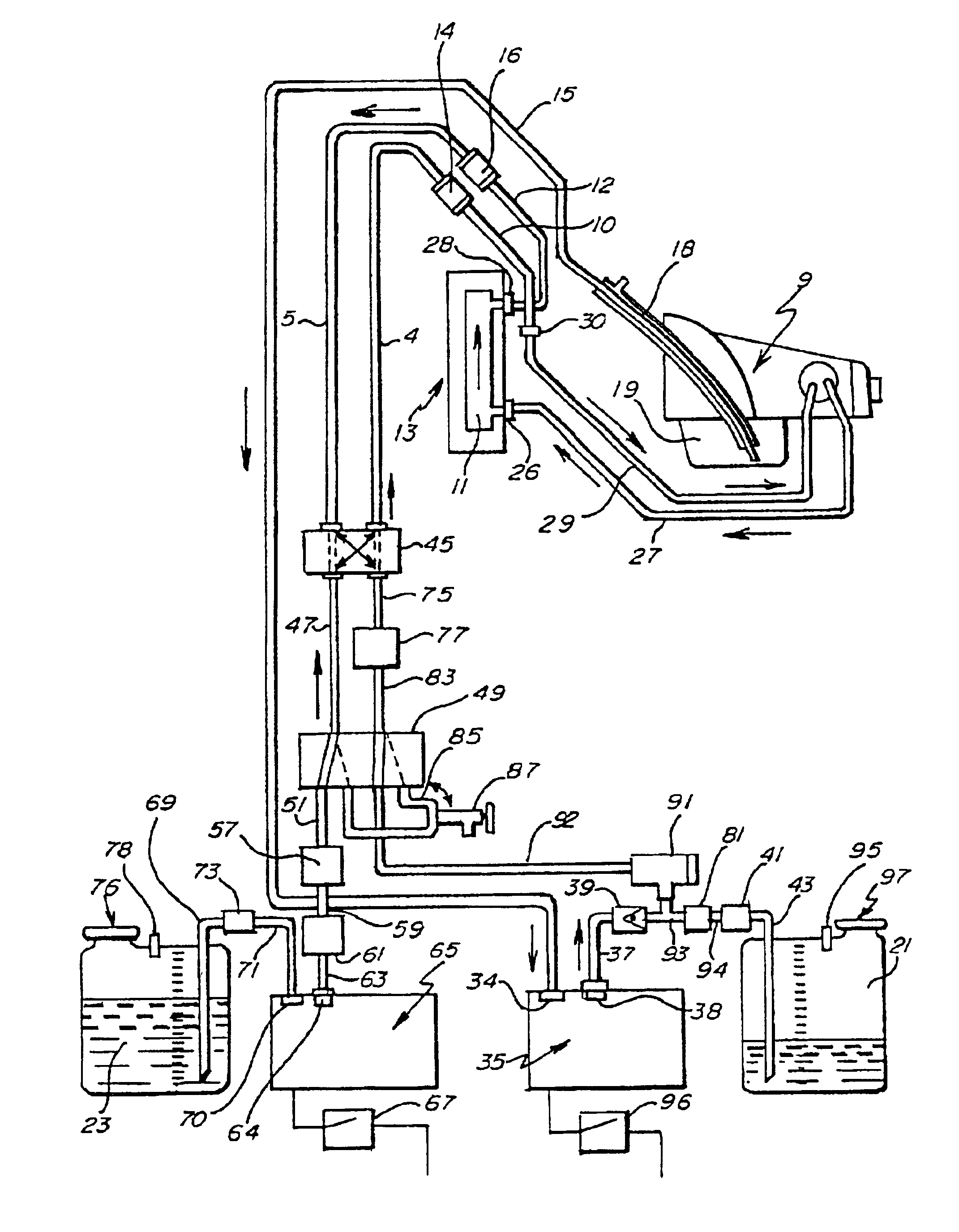 Complete fluid exchange system for automatic transmissions