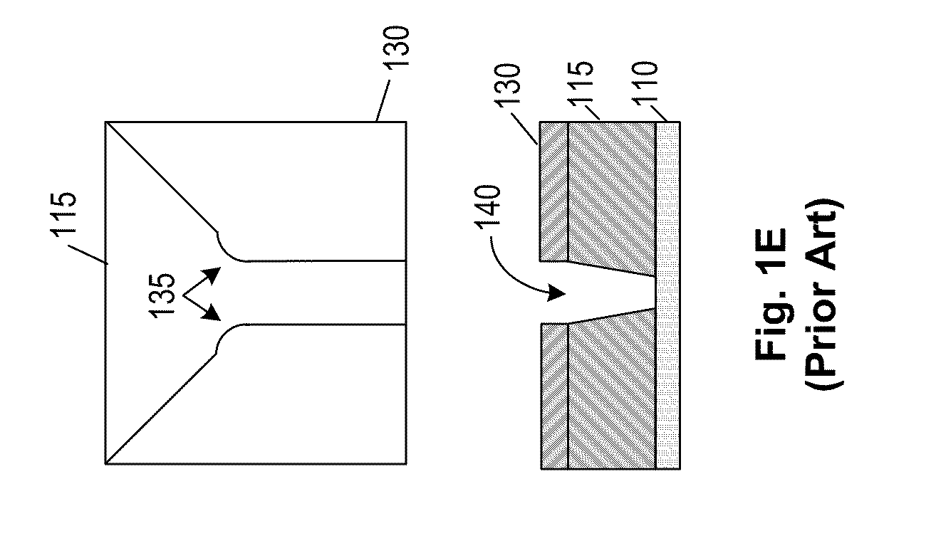 Double patterning hard mask for damascene perpendicular magnetic recording (PMR) writer