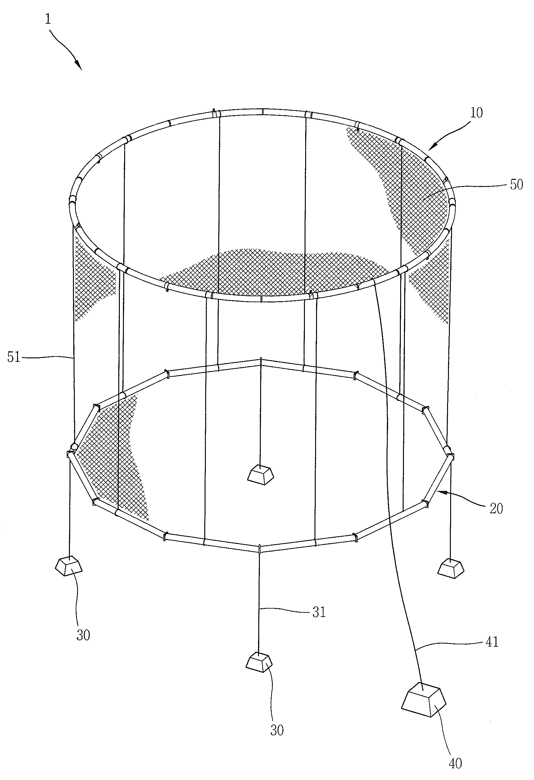 Submersible Offshore Marine Aquaculture Apparatus