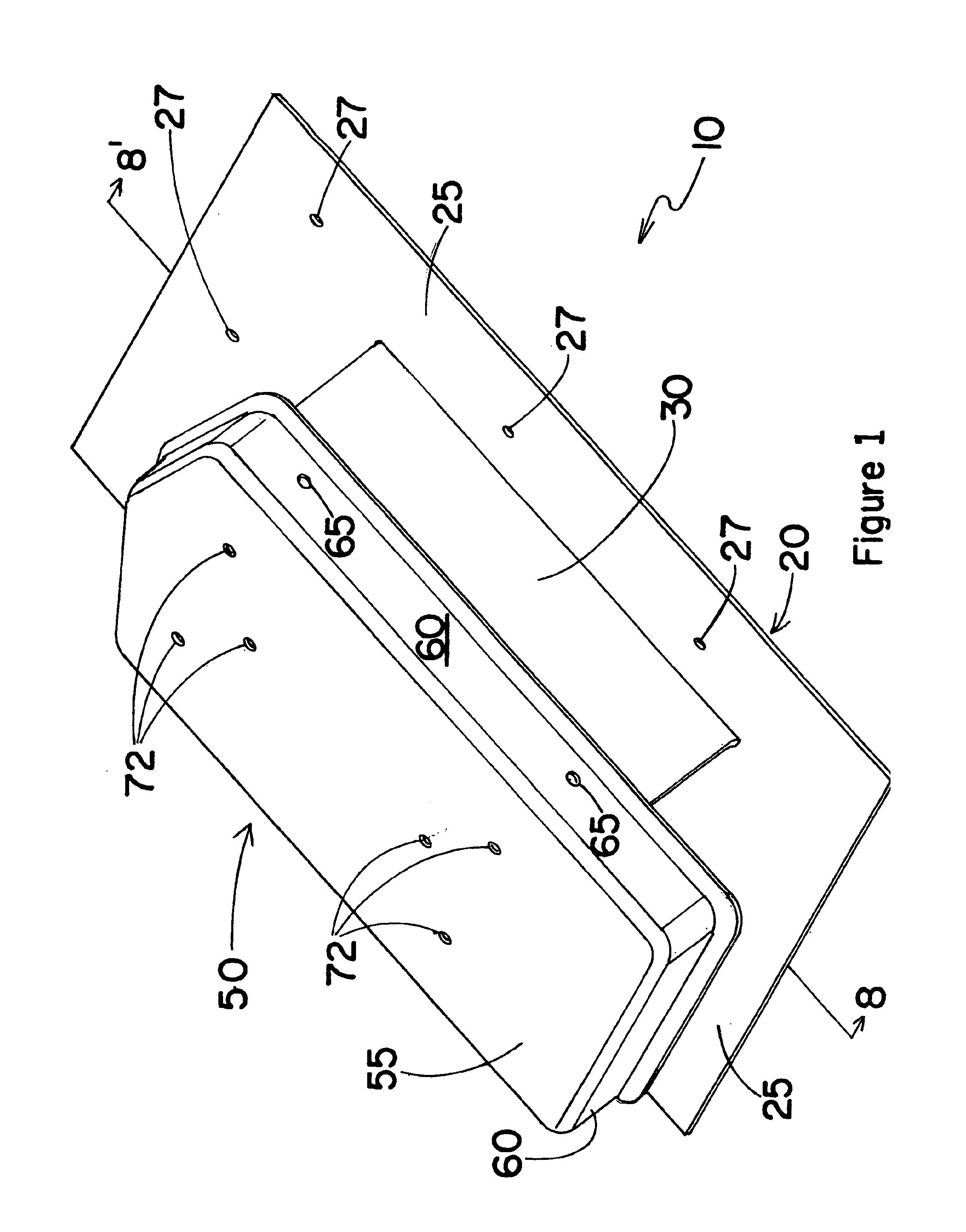 Structure curb and cap assembly for mounting a satellite dish