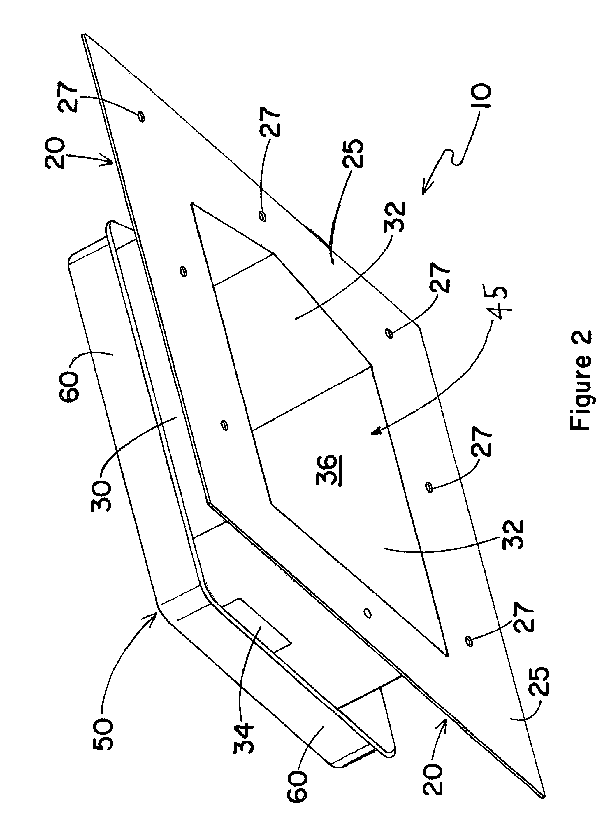 Structure curb and cap assembly for mounting a satellite dish