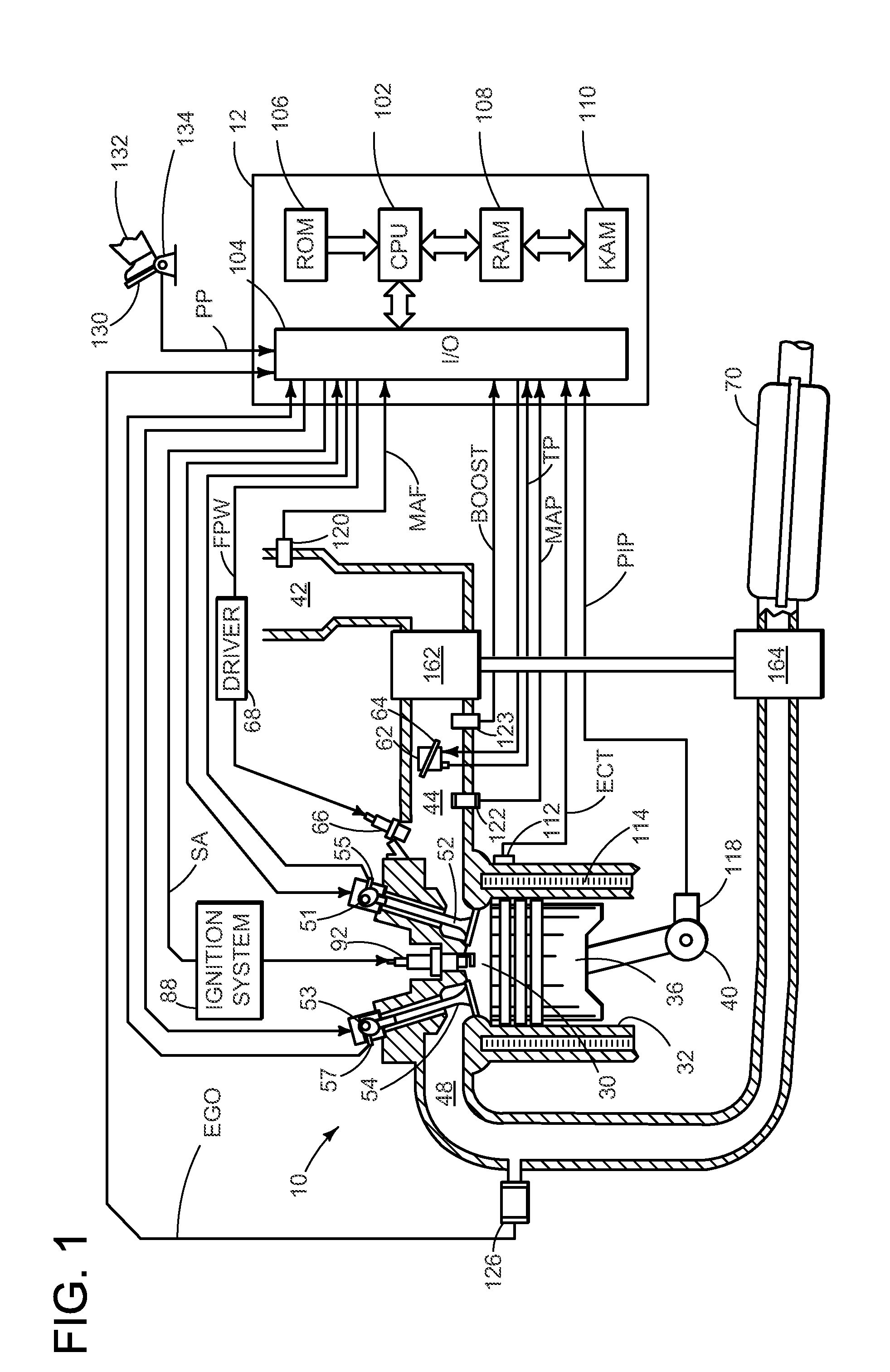 Variable valvetrain turbocharged engine