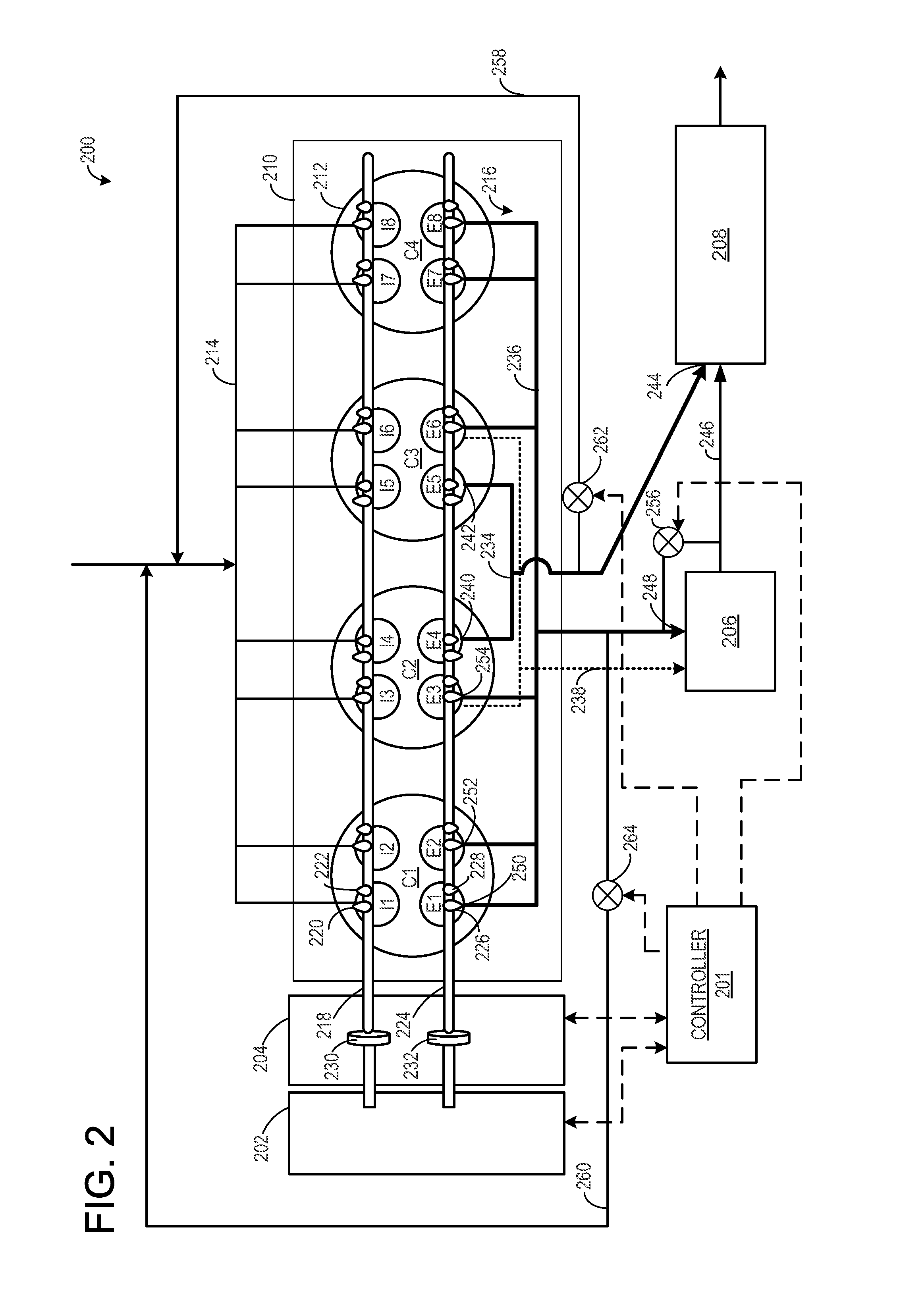 Variable valvetrain turbocharged engine