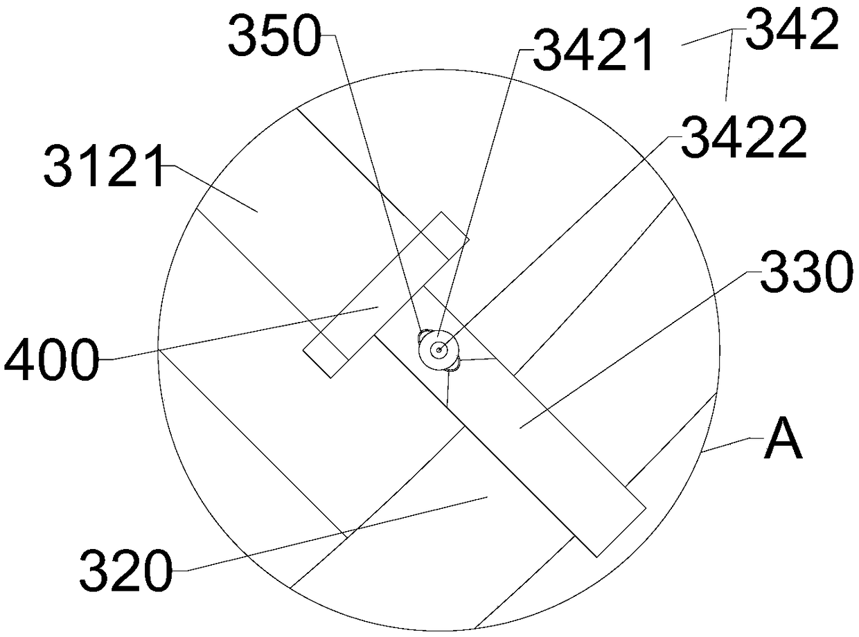 Wind-proof device for transmission line drainage line