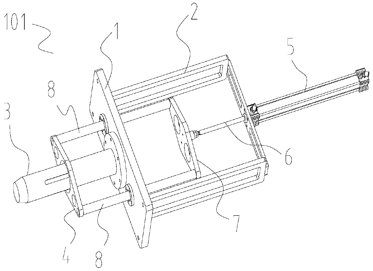 Feeding component and feeding robot adopting same