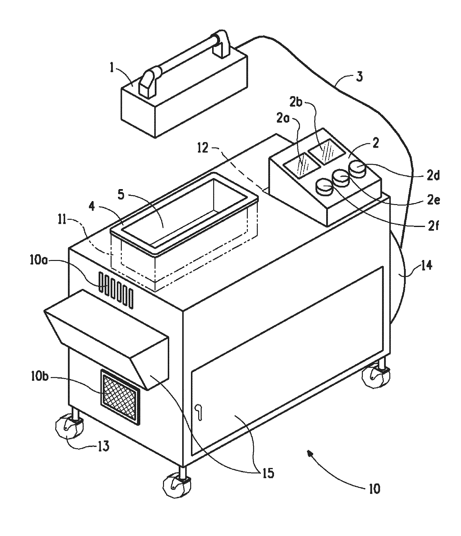 Mobile uva curing system and method for collision and cosmetic repair of vehicles