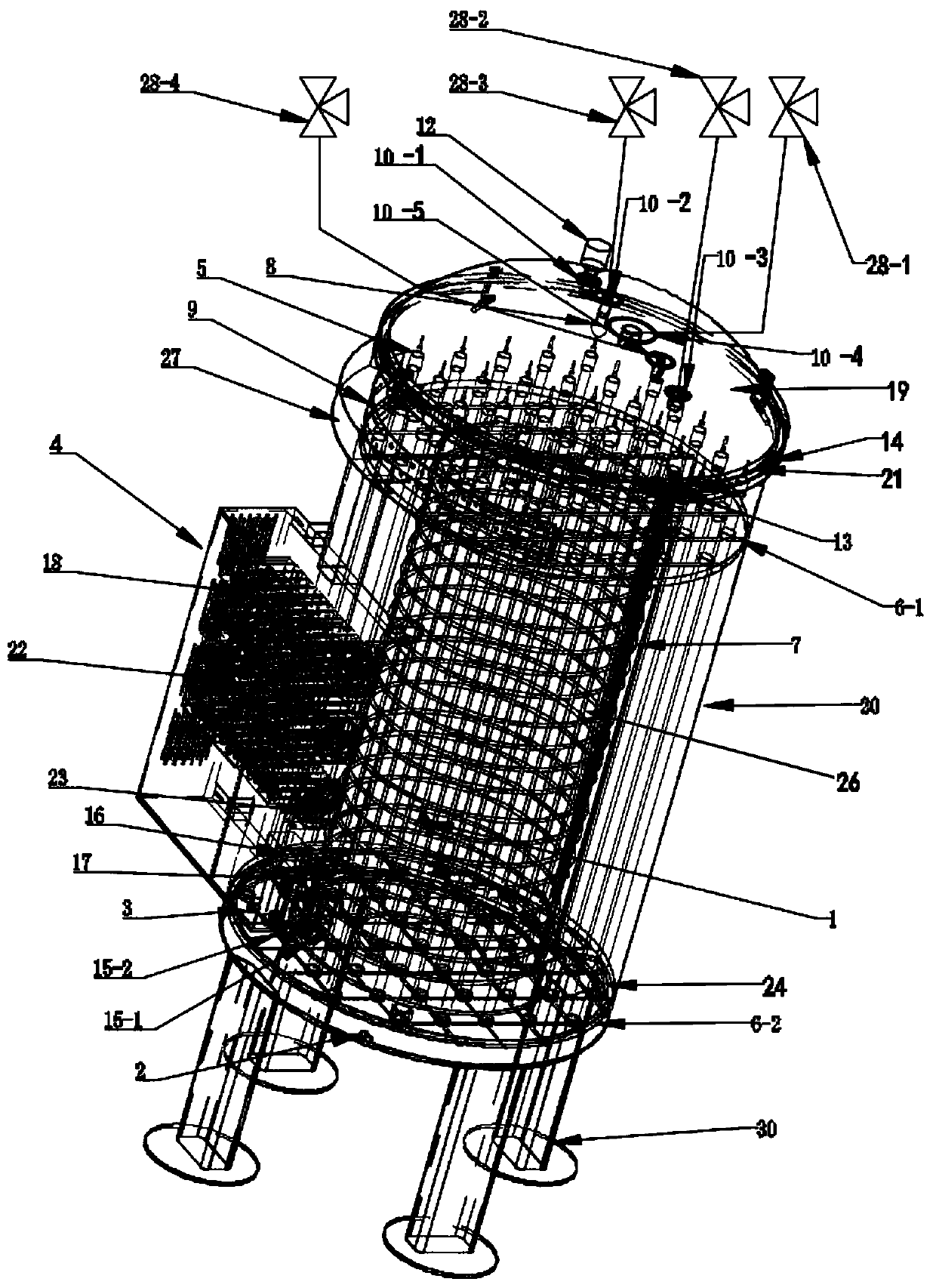 Continuous algae cultivation and reaction system