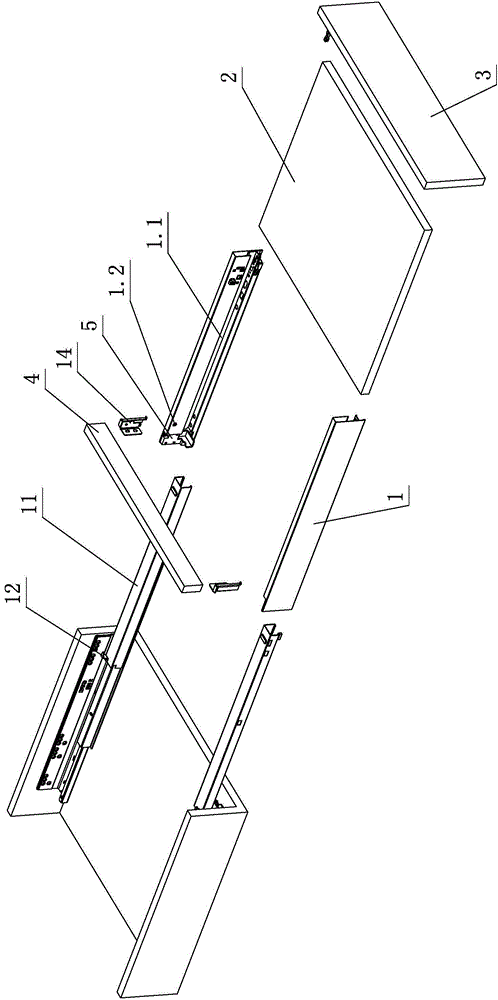 Device for quickly and stably adjusting position of drawer