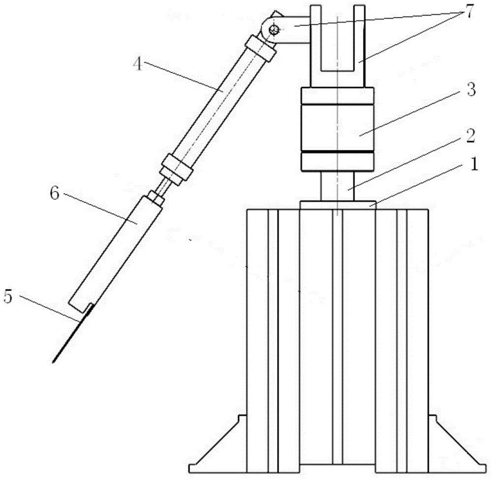 Plug seedling transplantation mechanical hand