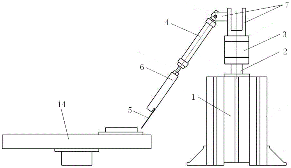 Plug seedling transplantation mechanical hand