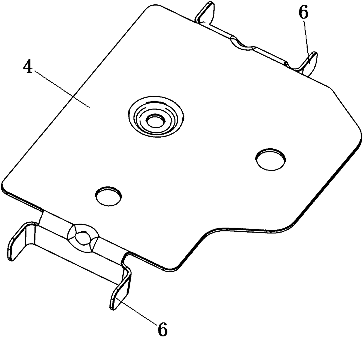 Vehicle frame longitudinal beam assembly for improving NVH performance