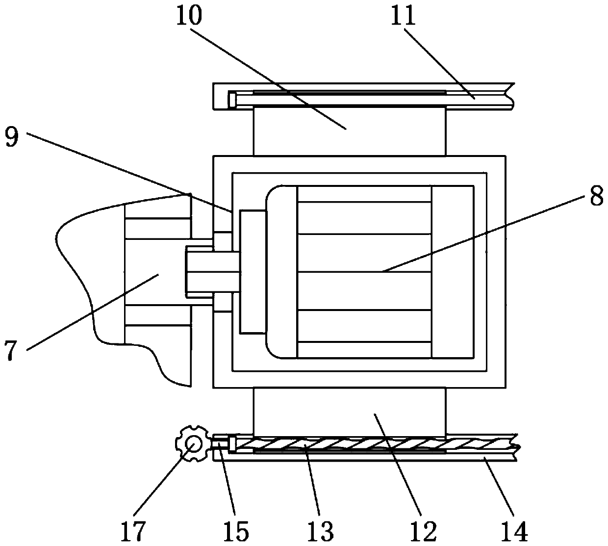 Locking structure for low-voltage switch cabinet