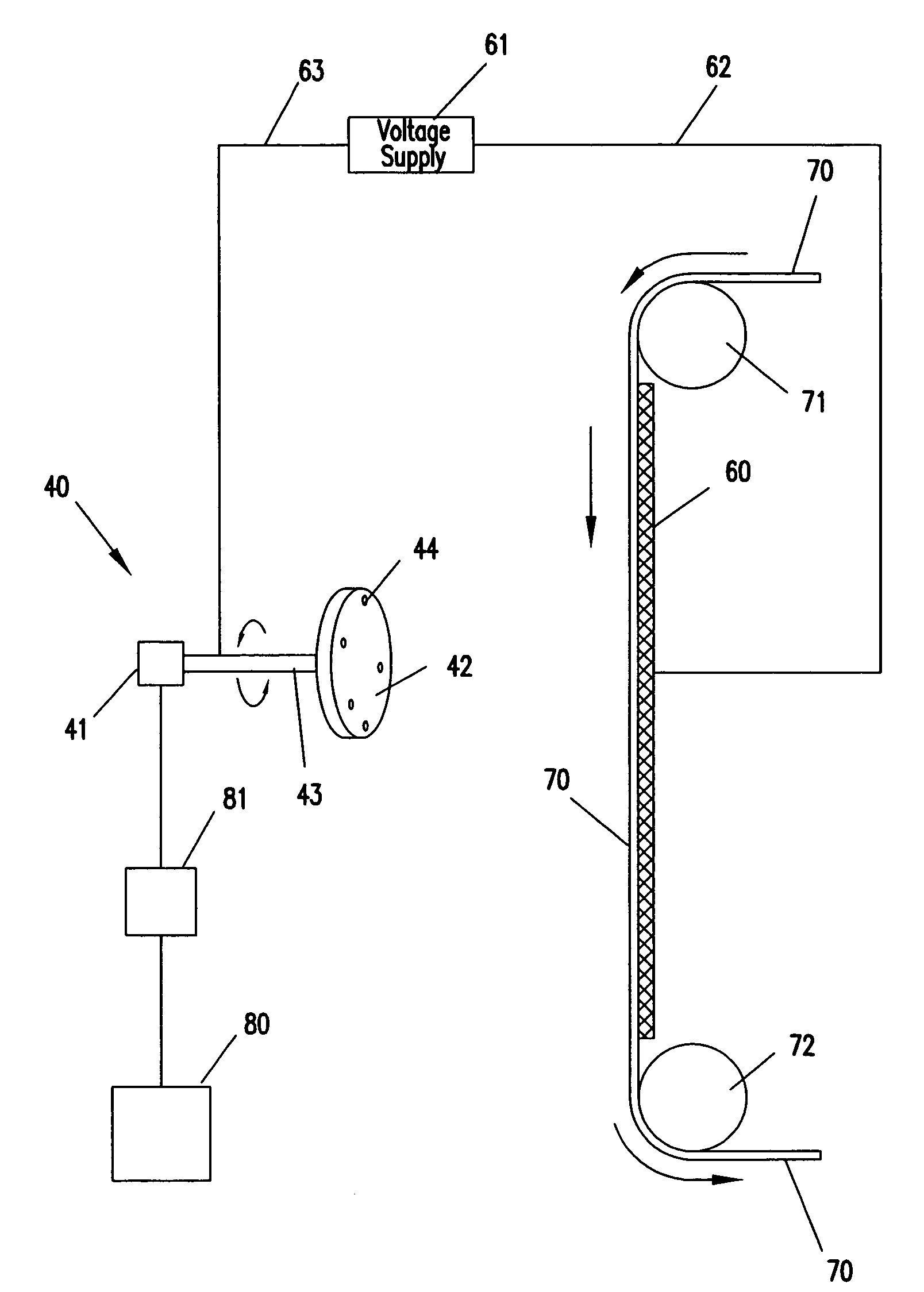 Air filter with fine fiber and spun bonded media