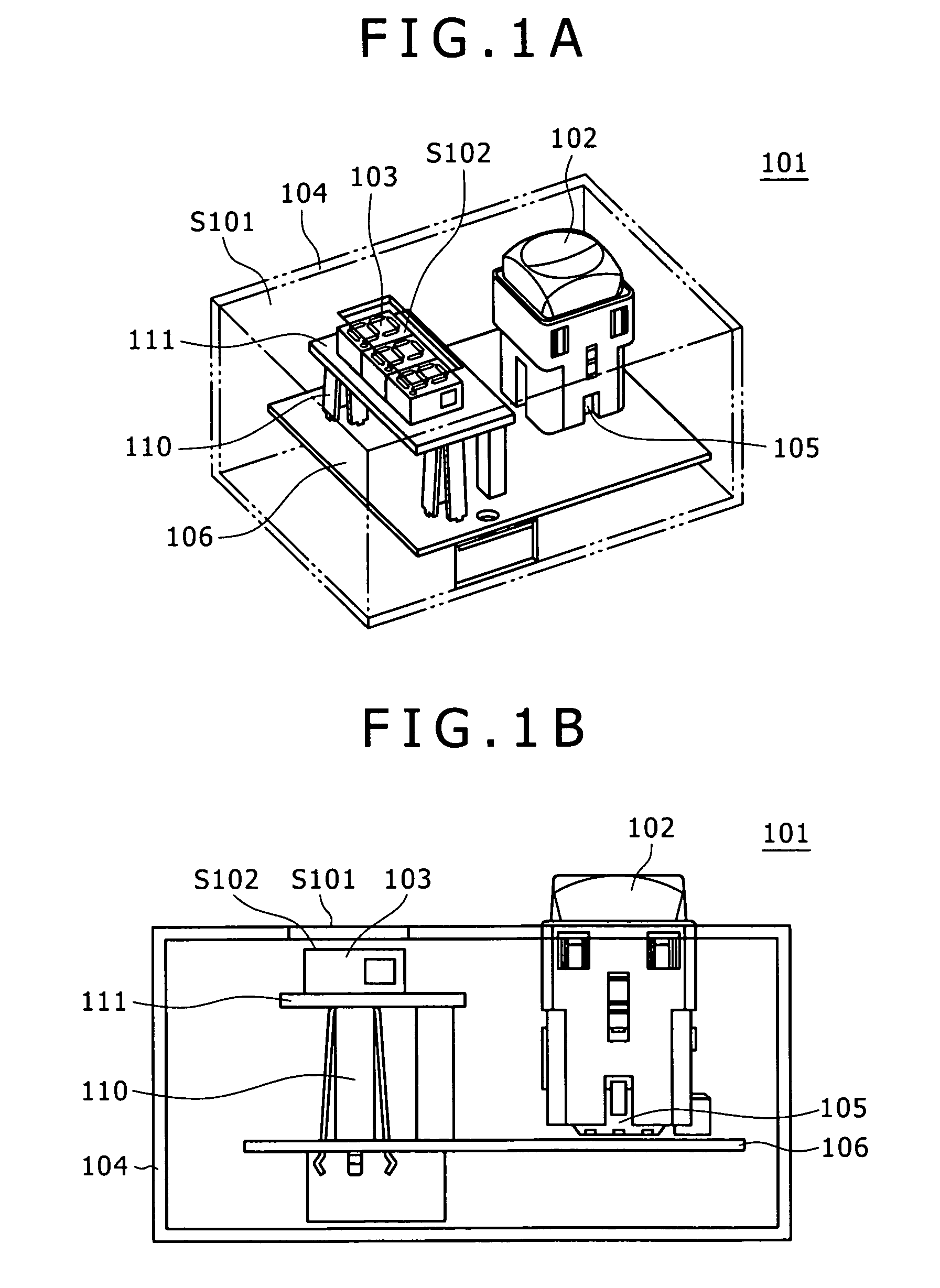 Control panel device and display