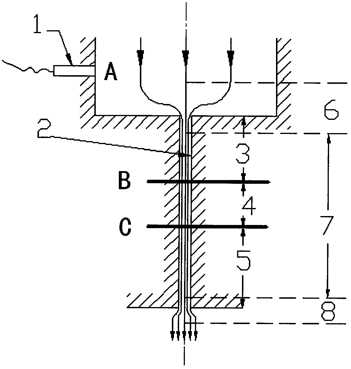 Method for measuring fluid shear stress in capillary and device