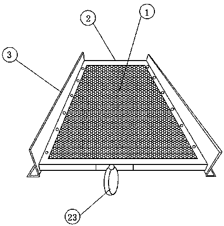 Frame screen plate with screens convenient to replace