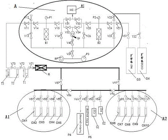 Low-content carbon and nitrogen sample isotope dual-channel test device