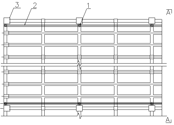 Large-span steel structure roof sliding method for electronic factory building