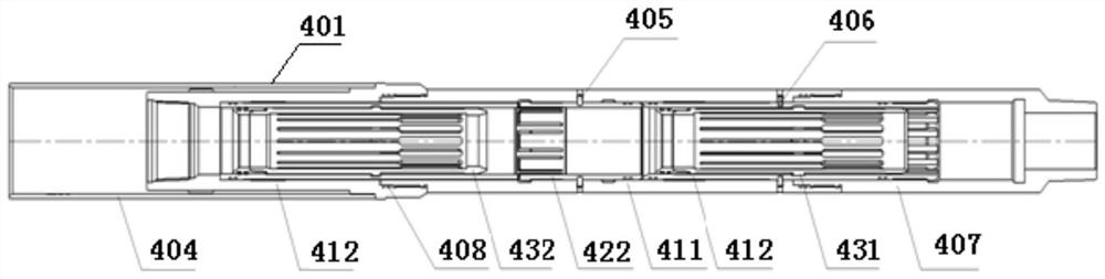 Unlimited-level full-bore staged fracturing sand prevention pipe column and production method thereof