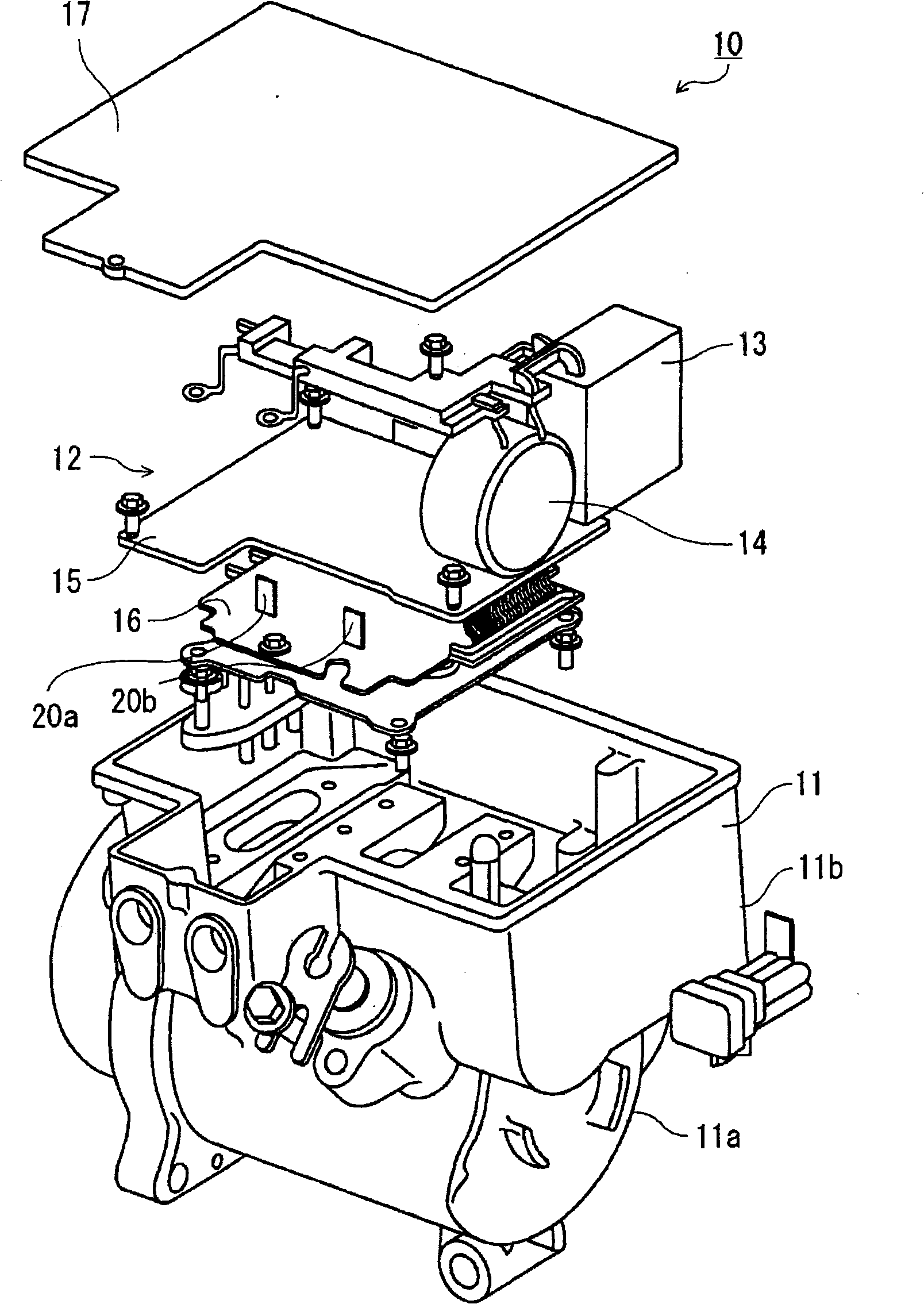 Integrated electric compressor