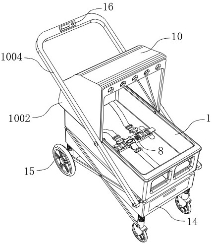 Novel baby stroller