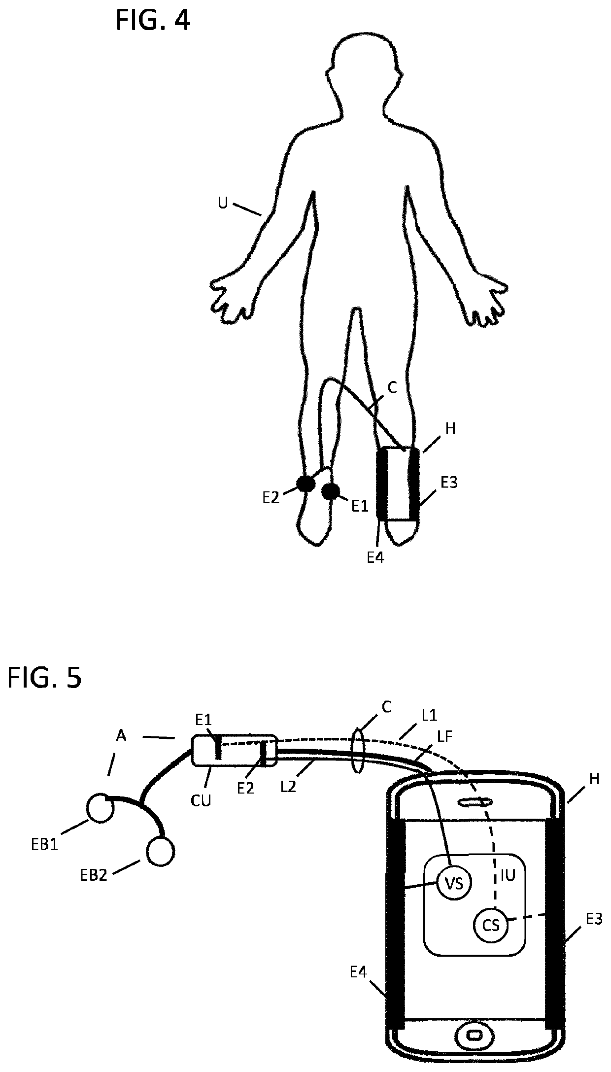 Bioelectrical impedance analysis system and method for determining a body impedance