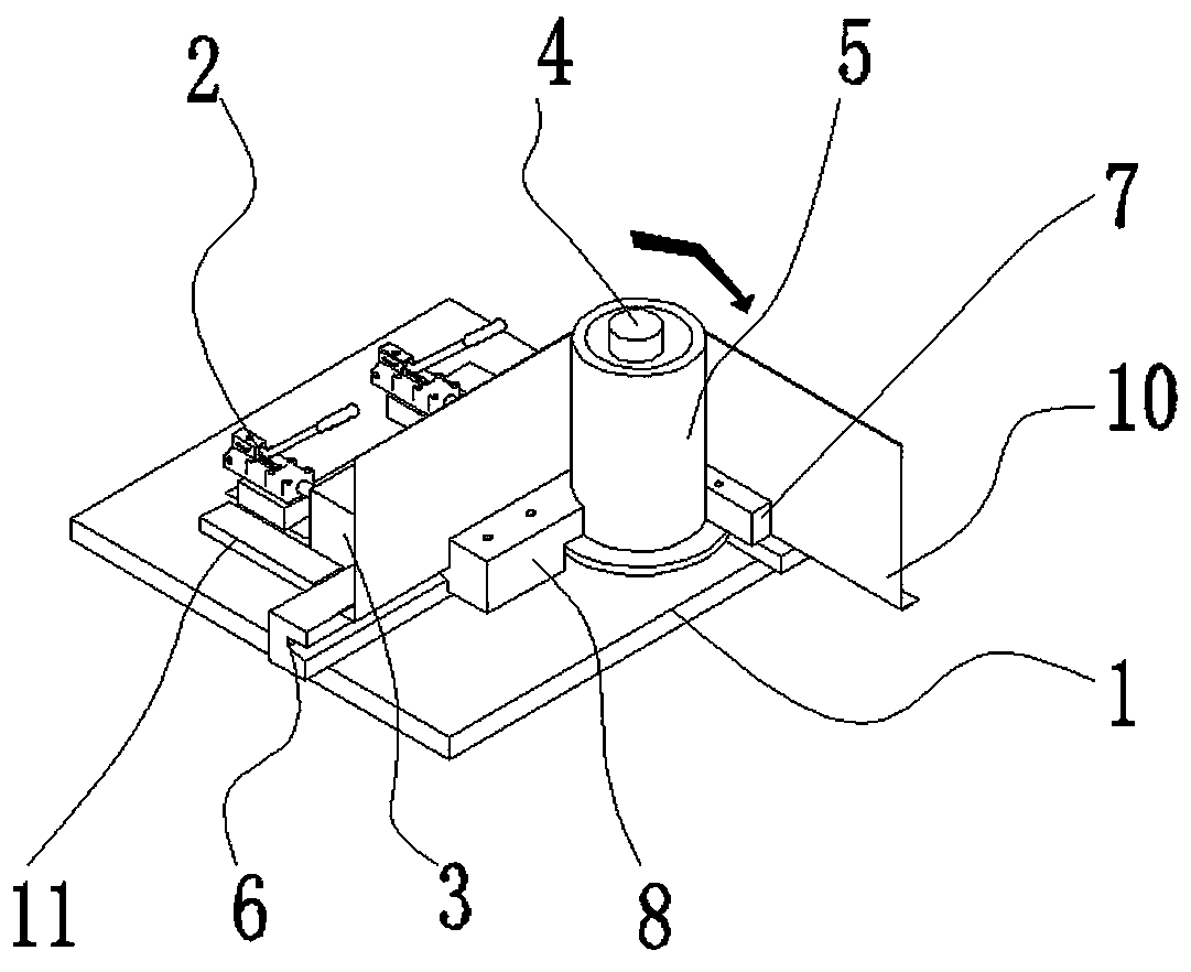 L-shaped plate arc-extruding forming device and method