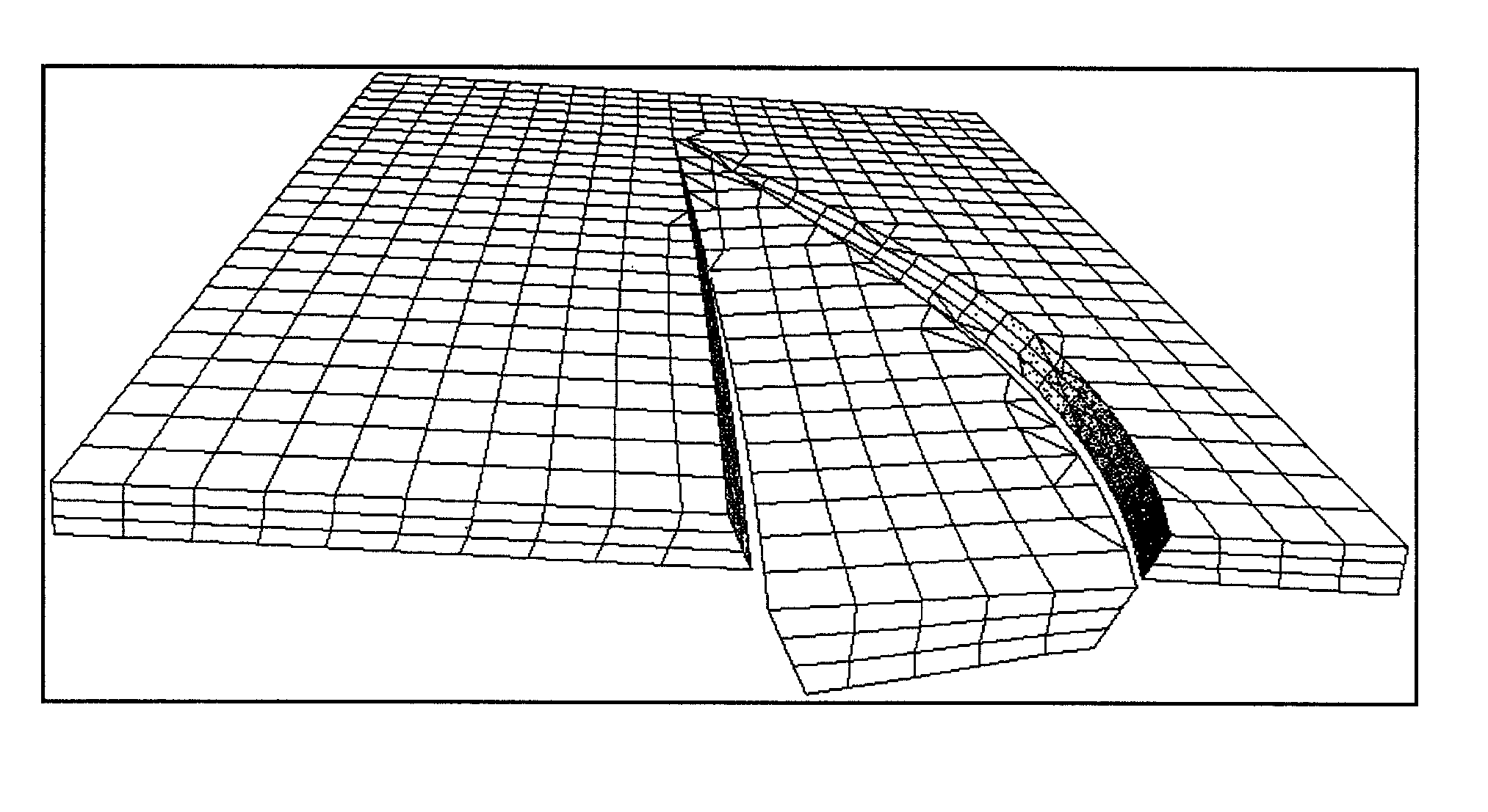 Method of generating a hex-dominant mesh of a faulted underground medium