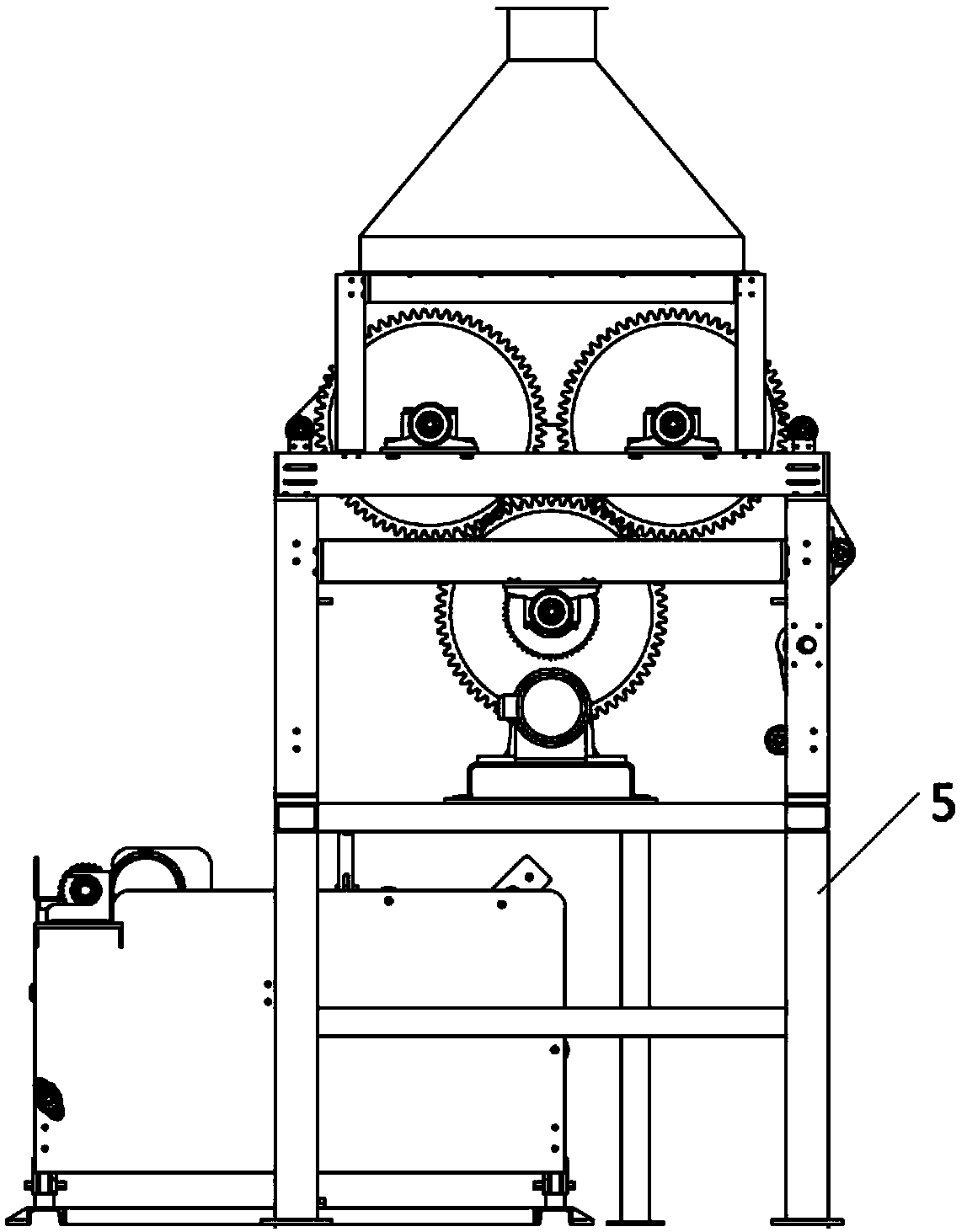 Production line of electrostatic spinning nanofiber membrane