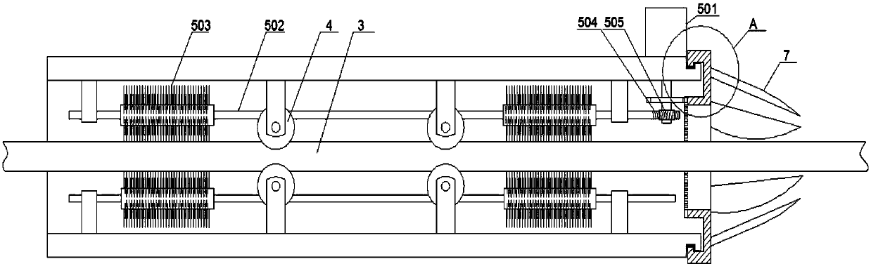 Foreign matter removal apparatus for overload power transmission line