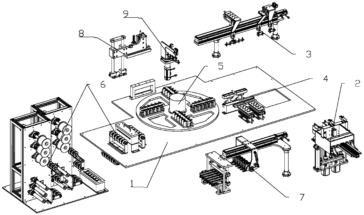 Cell feeding device of solar cell welding machine