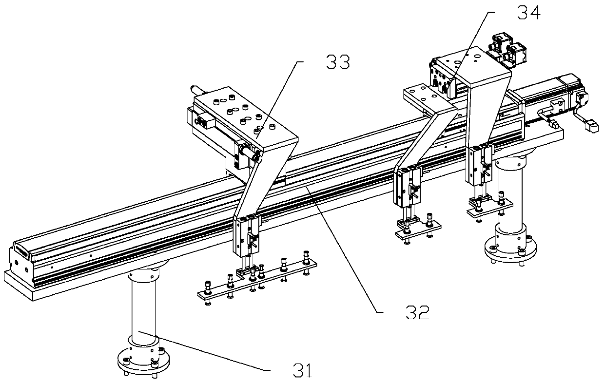 Cell feeding device of solar cell welding machine