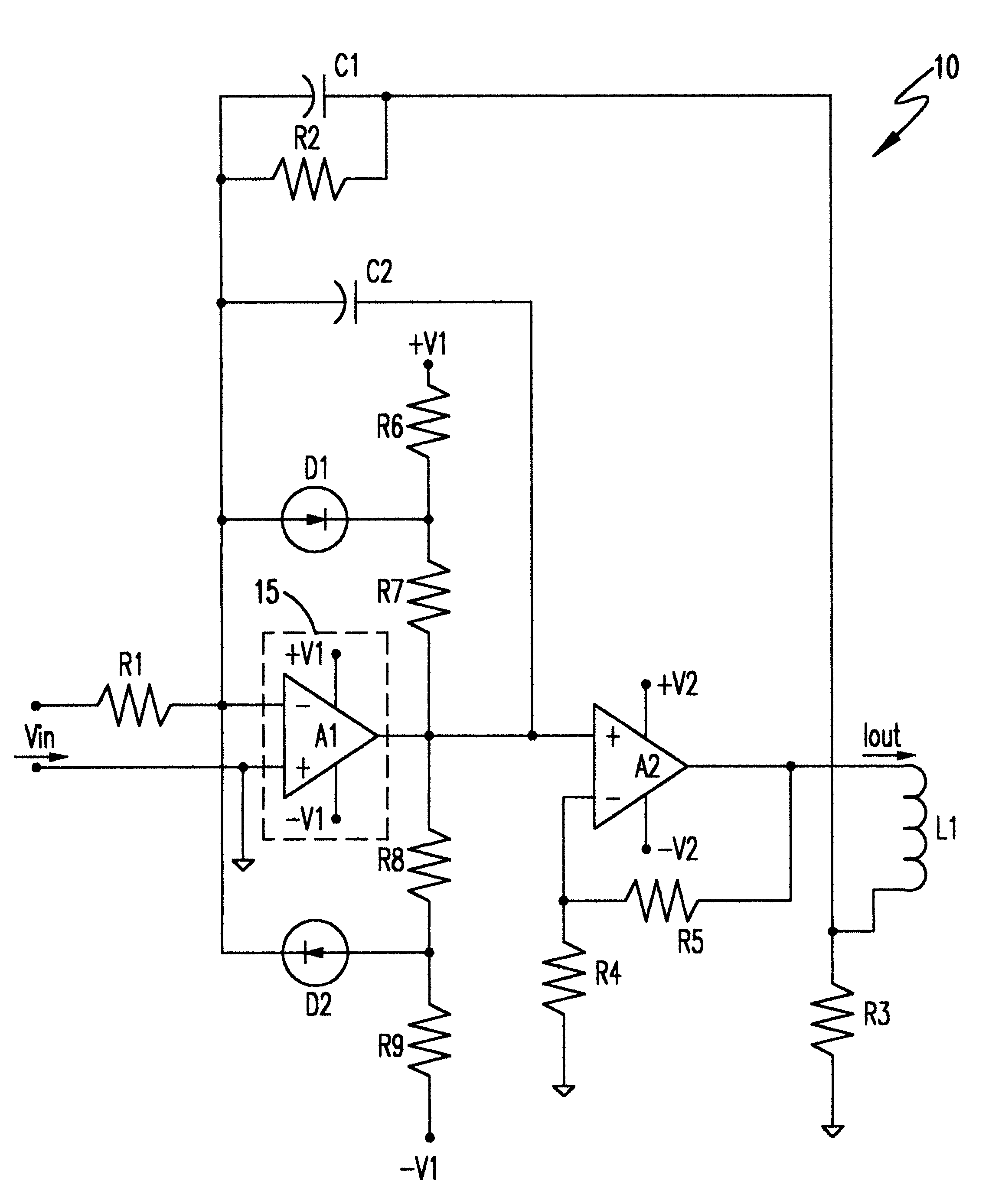 Precision high speed magnetic coil driver circuit