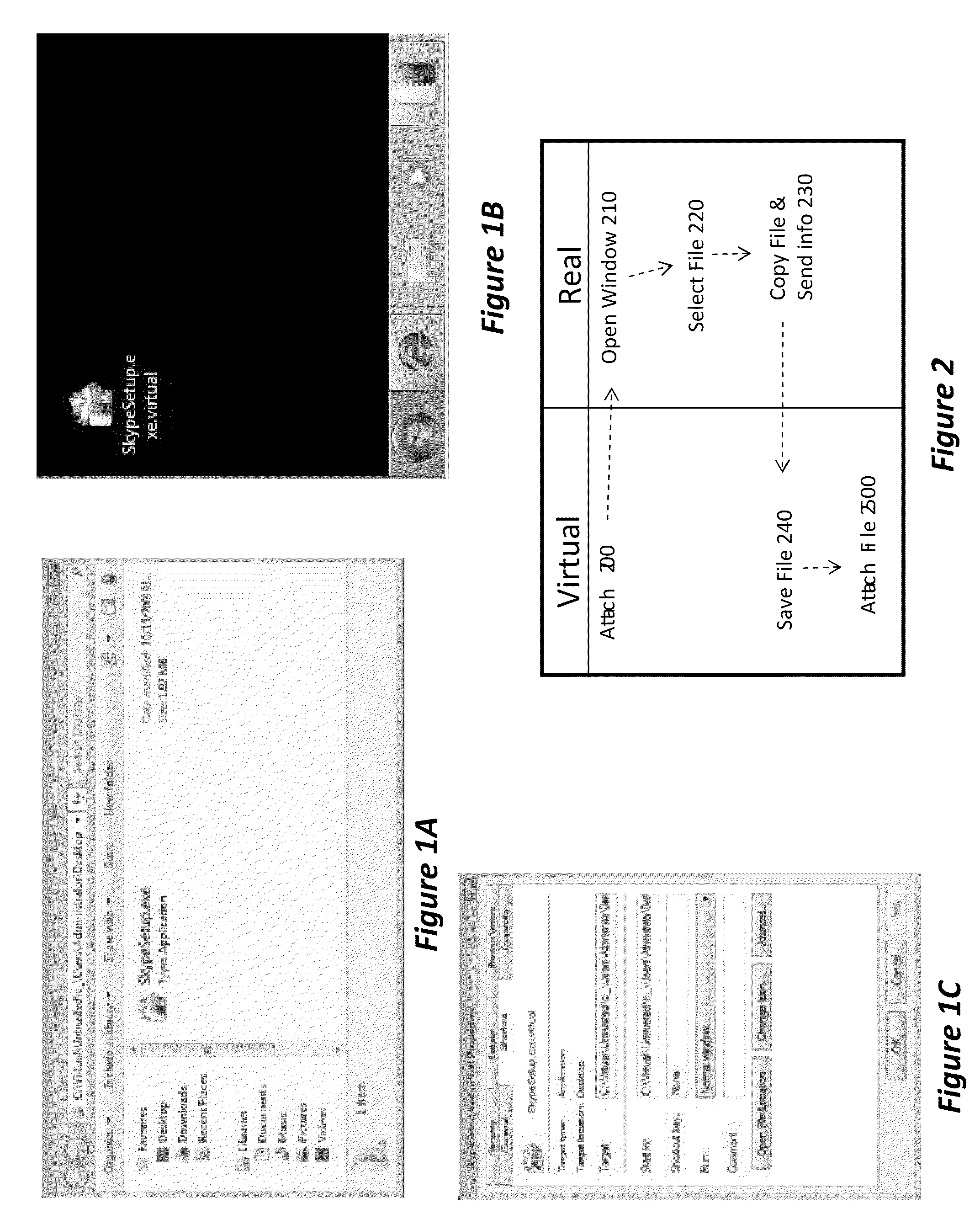 User transparent virtualization method for protecting computer programs and data from hostile code