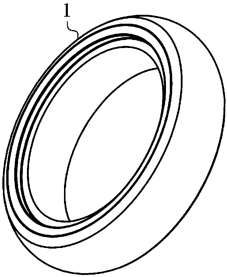 Inflatable anti-explosion tire and processing method thereof