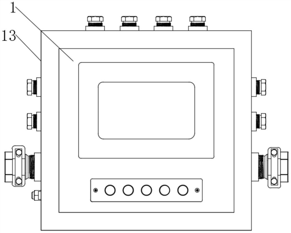 Constant voltage controller with explosion-proof assembly