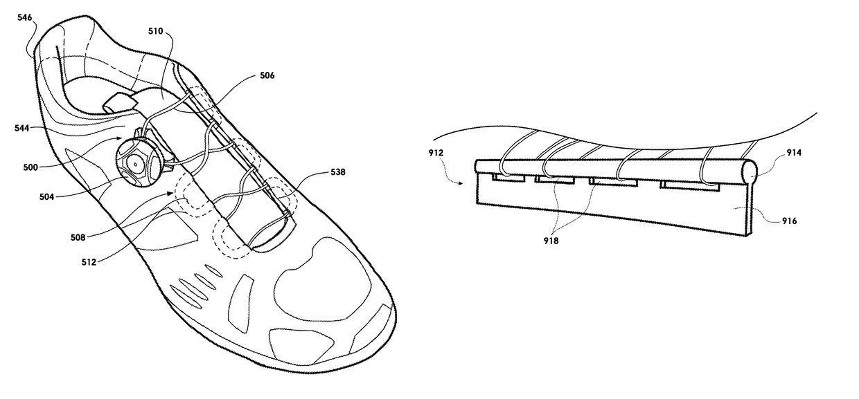 Guides and components for closure systems and methods therefor