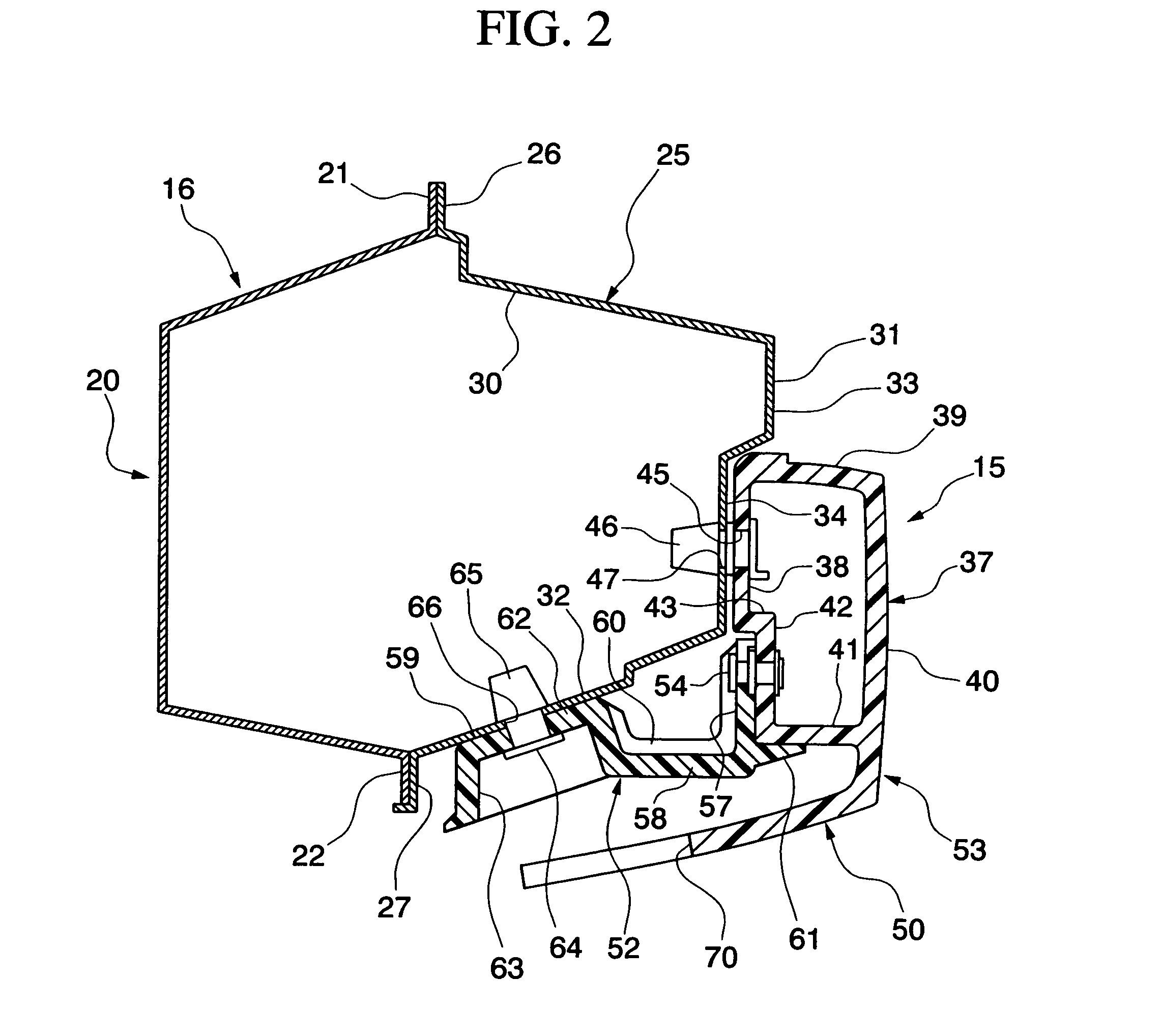 Installation structure for a side sill garnish