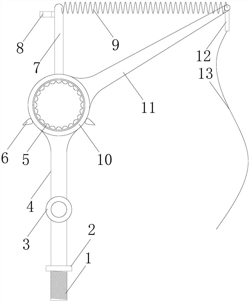 Special tool for tightening live side bolts by ground potential method