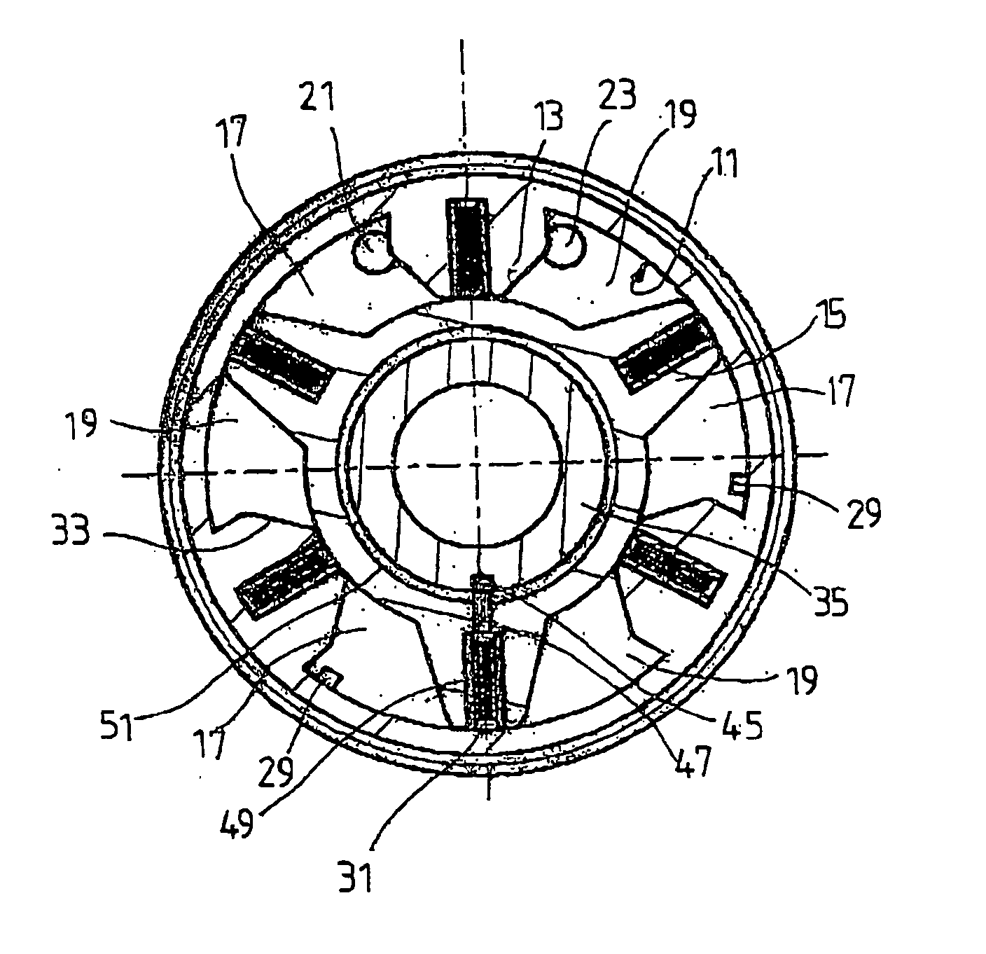 Oscillating motor