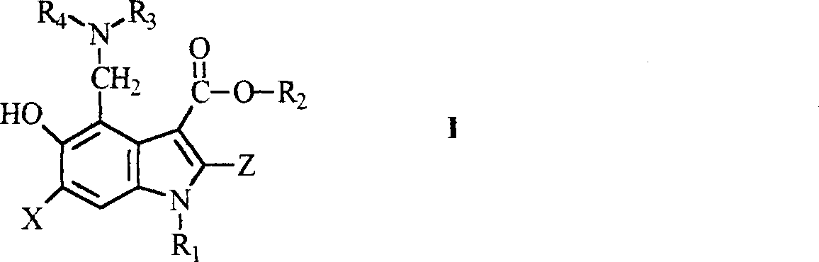 Novel 5-hydroxy-3-carboxylate indoles derivant and method for preparing the same