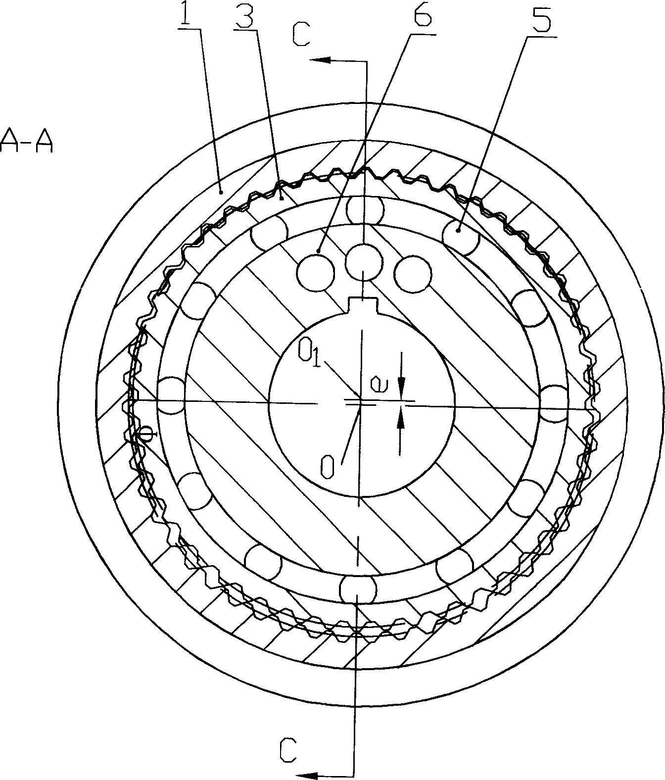 Filtering speed reducer