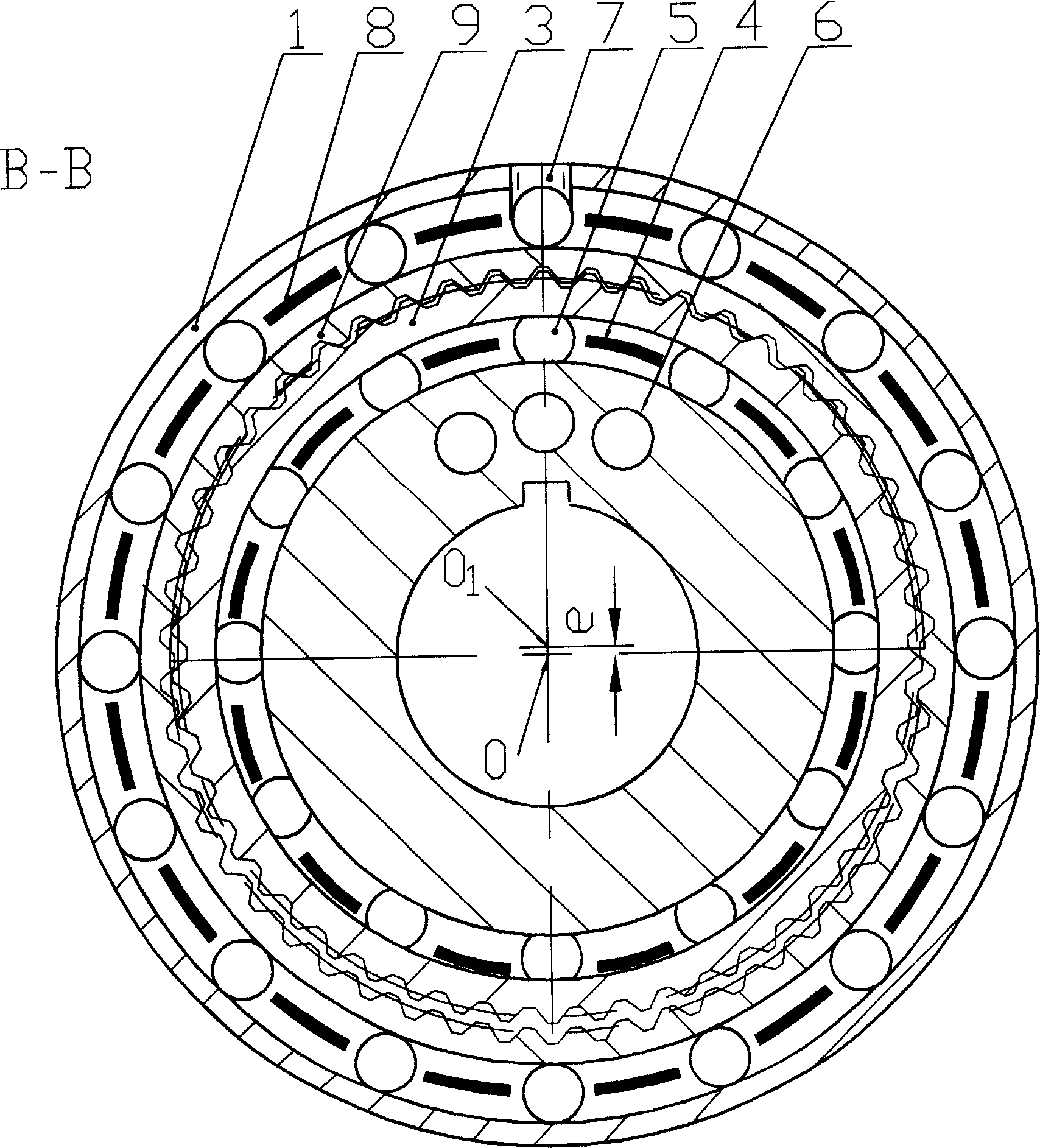 Filtering speed reducer